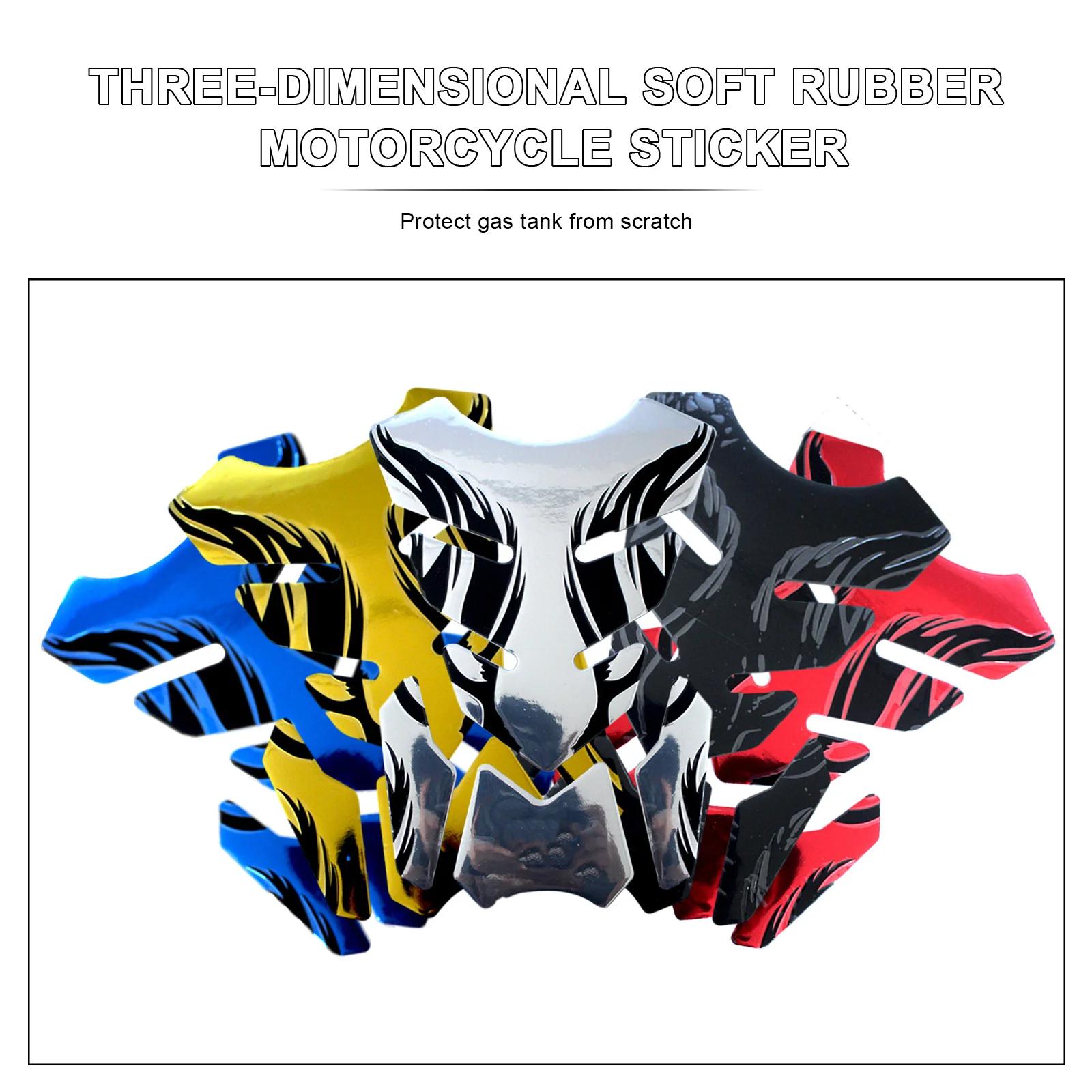 Autocollant de moto en arête de poisson 3D, couvercle de protection d'huile pour réservoir Vstrom 65