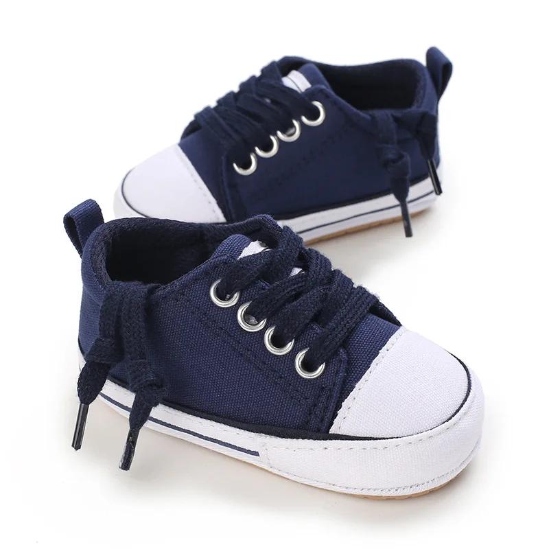 MRovior-Baskets en Toile pour Bébé Garçon et Fille de 0 à 18 Mois, Chaussures Confortables, Souples,