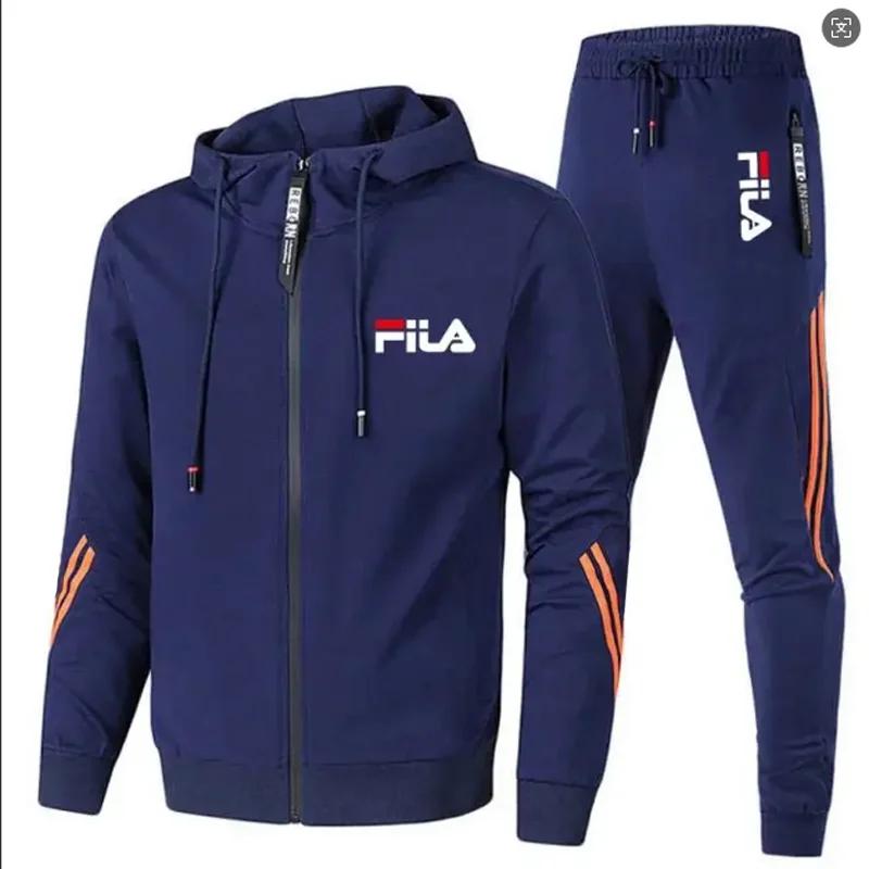 Ensemble de jogging décontracté deux pièces pour homme 2026 : veste zippée d'extérieur printemps-aut
