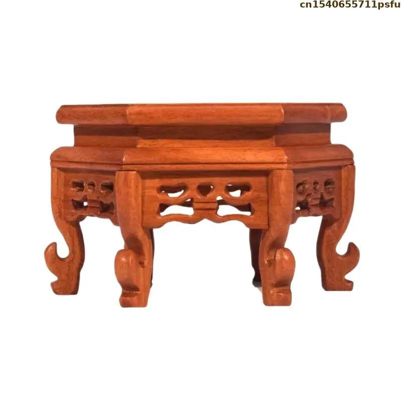 Ensemble de base de fleur debout en bois, vase sur piédestal, pot de fleur, table de tri, support d'