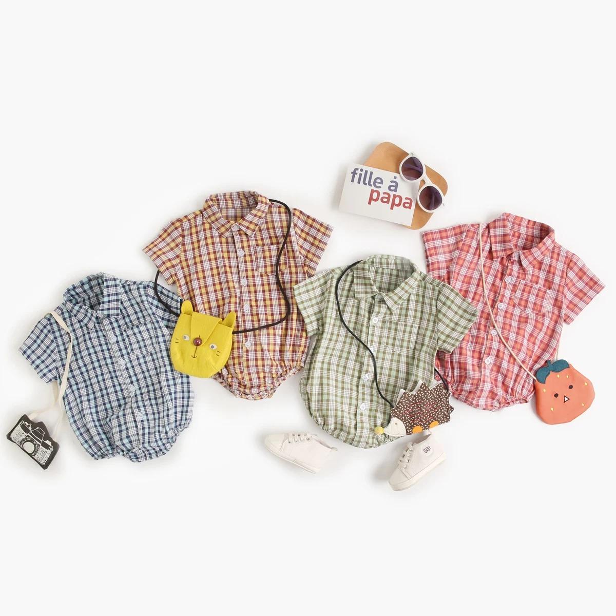 Sanlutoz – body en coton pour bébé garçon, vêtements pour nouveau-né à la mode, vêtements d'été à ma