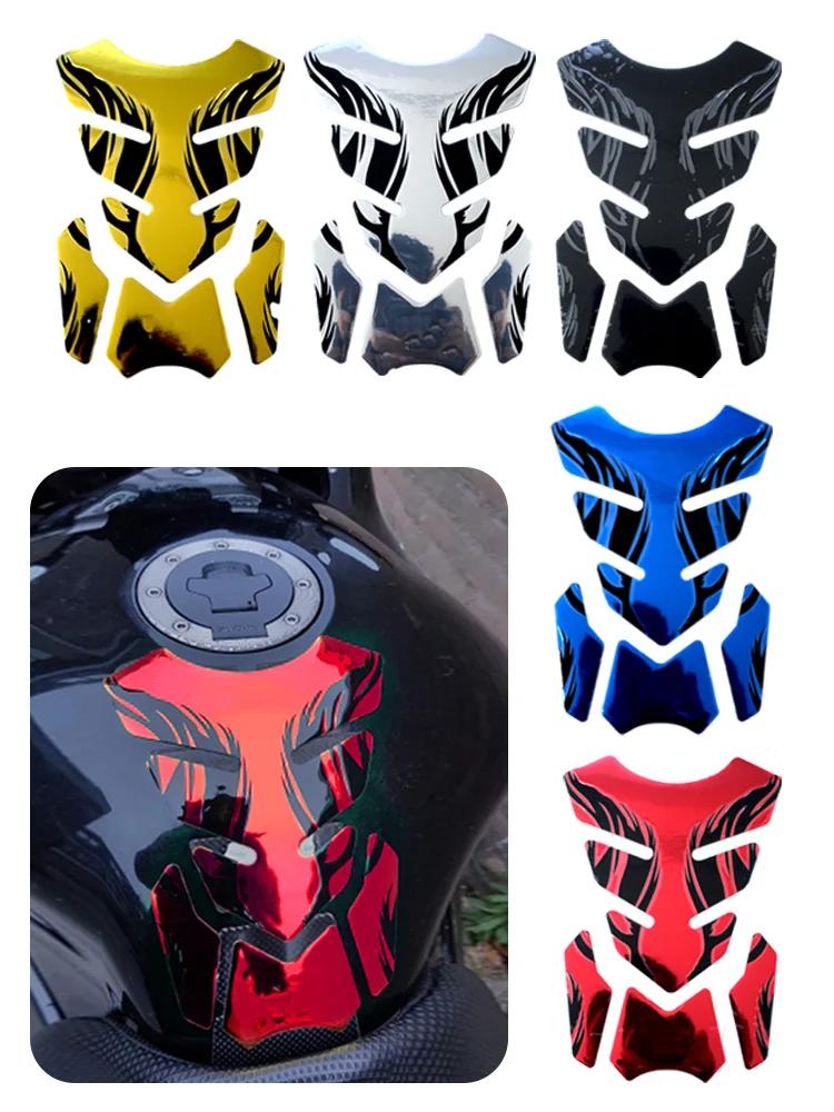 Autocollant de moto en arête de poisson 3D, couvercle de protection d'huile pour réservoir Vstrom 65