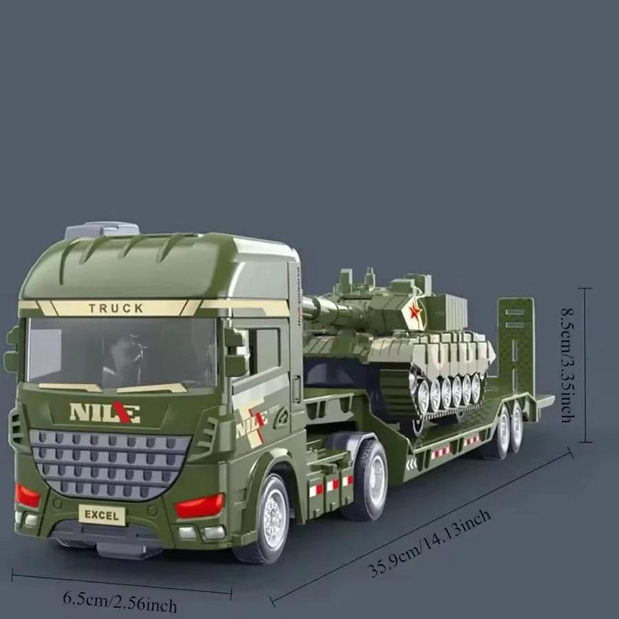 Ensemble d'ingénierie de conteneurs porte-échelle, 1 pièce, véhicule, pelle, camion de transport, mo