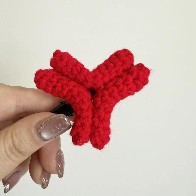 Pince à cheveux en colère, 1 pièce, nouveauté, pince à bec de canard, fil au Crochet, bandeau, Clip