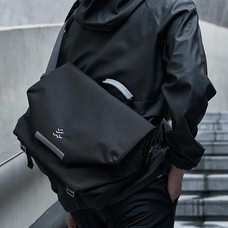Sacs à main multicouches personnalisés de Style coréen pour hommes, sac à bandoulière étanche pour a