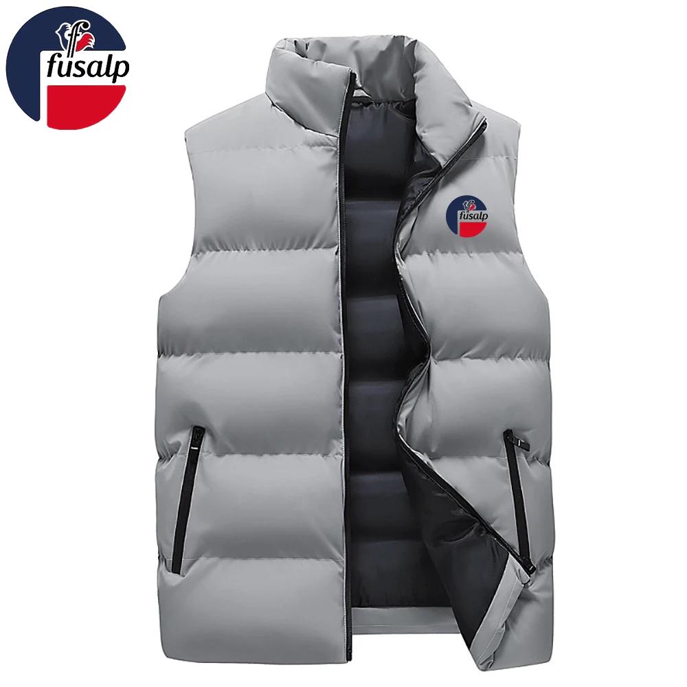 Gilet en molleton thermique épais pour homme FUSALP, vêtement chaud et décontracté pour l'hiver, sty