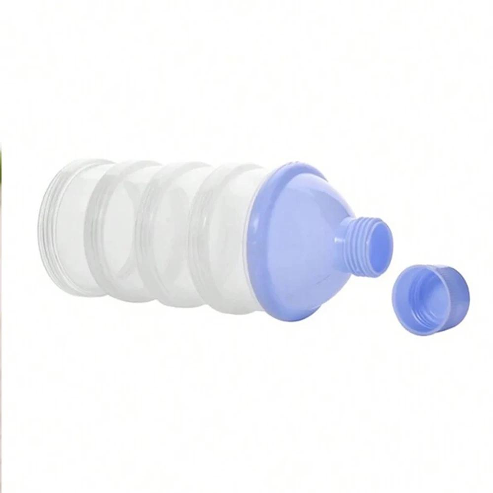 Boîte de lait en poudre Portable à 4/5 grilles, conteneur de collations pour bébés, boîte de stockag