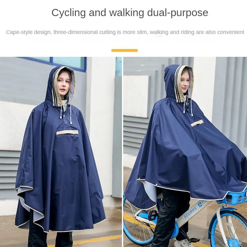 Manteau imperméable pour enfants, sacs d'école de style cape, version coréenne avancée, poncho pour
