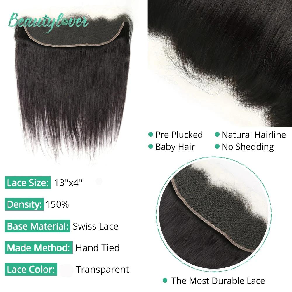 13x4 cheveux humains dentelle frontale seulement dentelle transparente 4x4 6x6 5x5 fermeture de dent