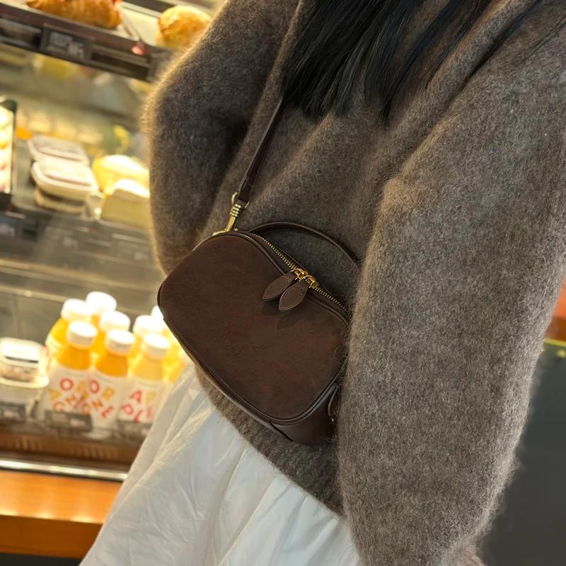 Sac à main en cuir de vachette véritable pour femme, sac à bandoulière pour femme, haute qualité, de