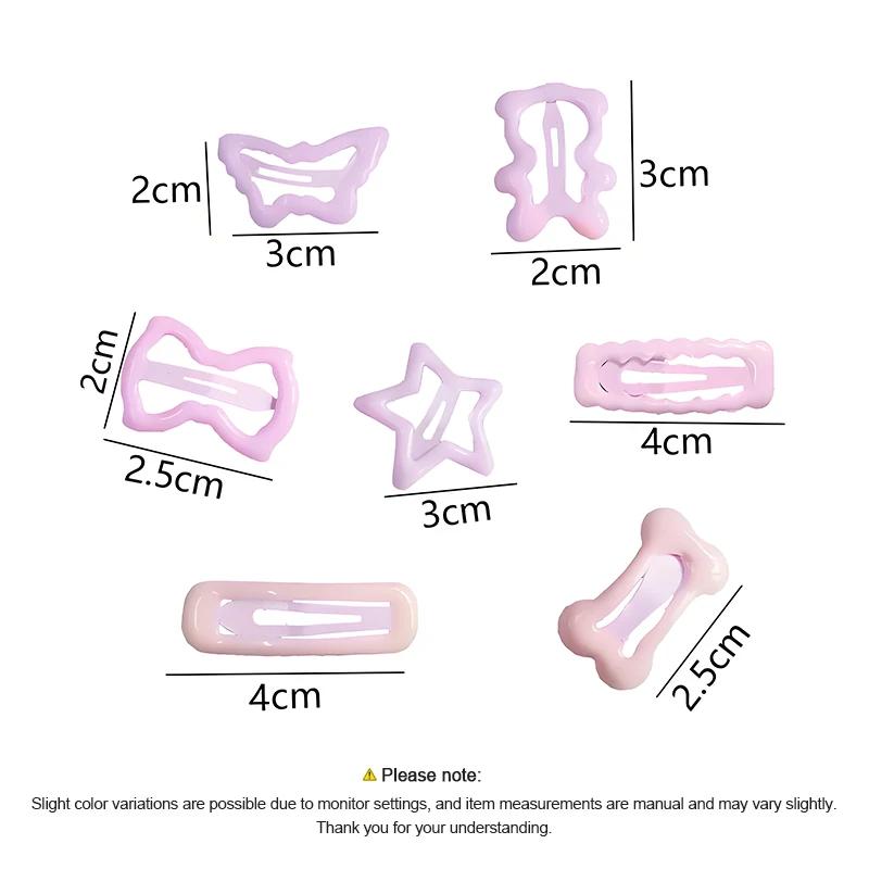 Ensemble de pinces à cheveux étoiles douces et douces, Barrettes sans traction pour bébés filles et