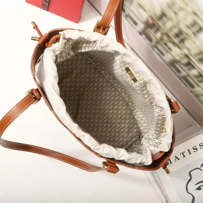 CH – sac à main de marque haut de gamme pour femmes, ajouré, grande capacité, Simple, à bandoulière,