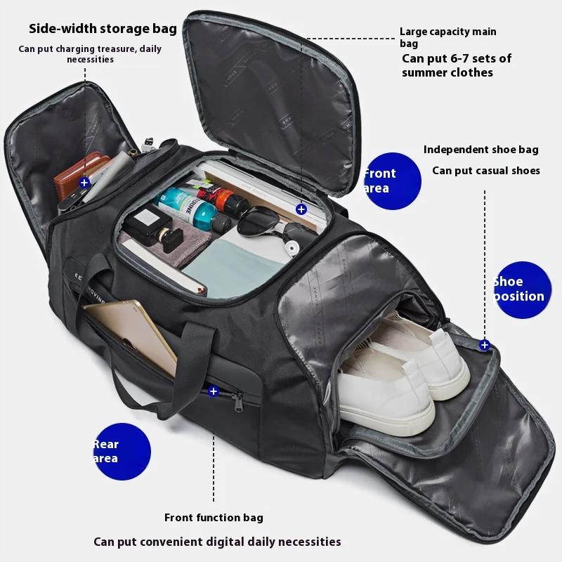 BANGE sac de sport pour hommes valise multifonction sac à dos grand étanche Anti-taches hommes sac d