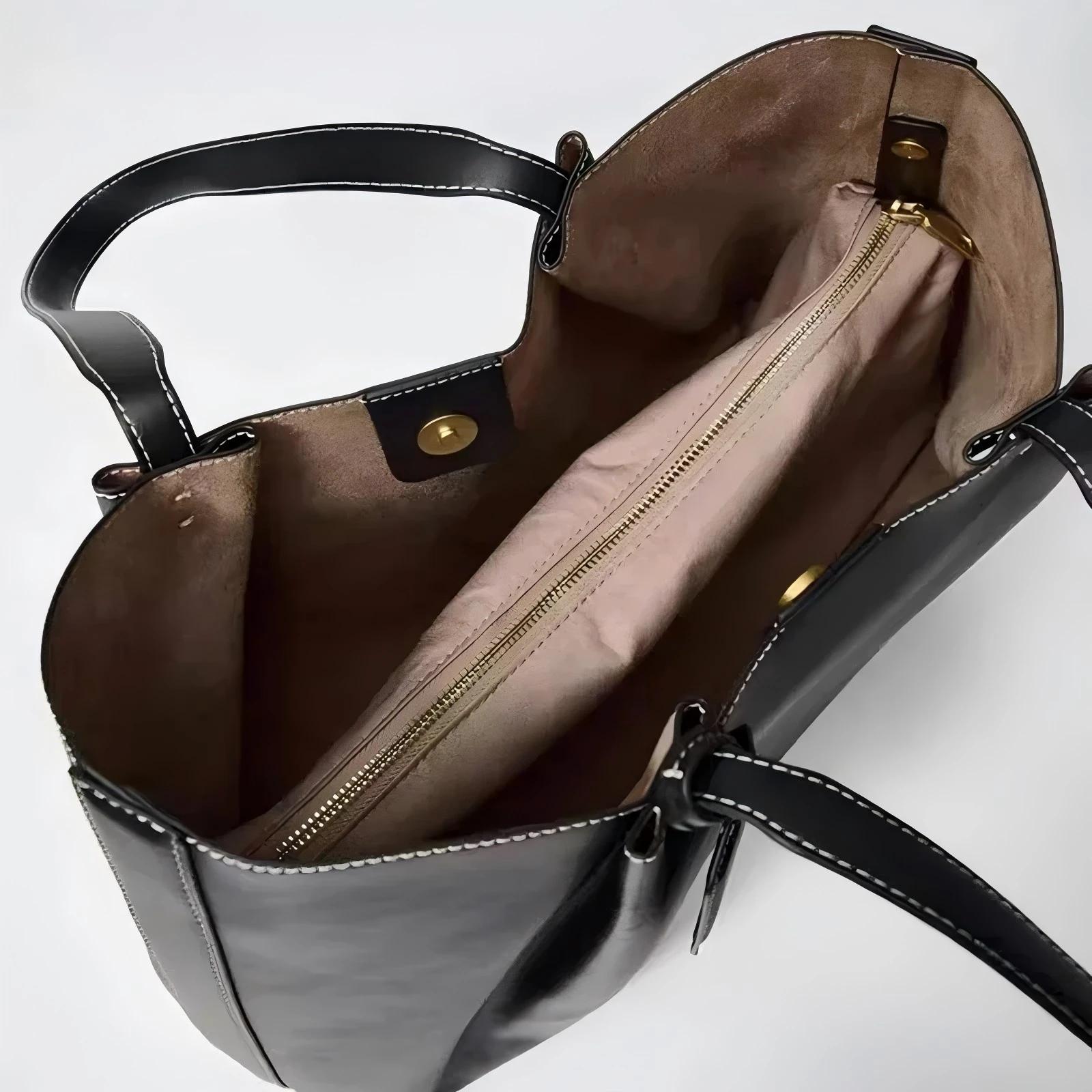 CLIP TOTE BAG, design de sac à main de luxe à la mode pour femmes, sac à bandoulière simple et contr