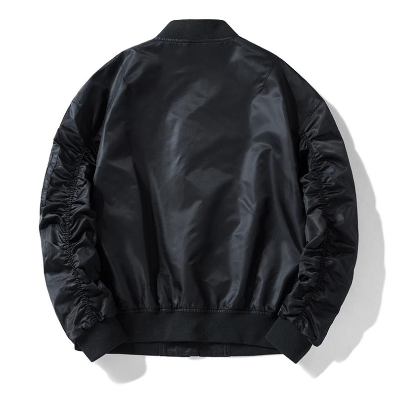 Printemps MA1 Bomber veste hommes militaire surdimensionné coupe-vent vol pilote manteau mâle Street