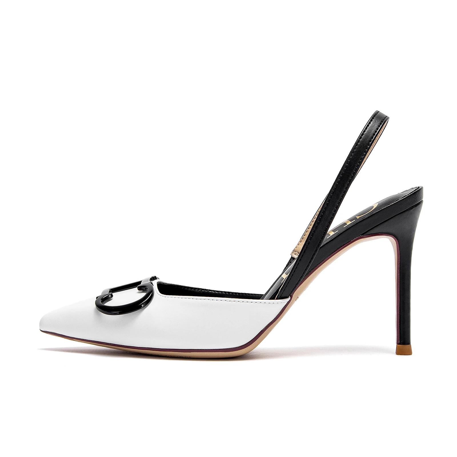 CHCH femmes talons hauts 2025 pointe pointue destin bout fermé talons à lanières Sexy mariage robe d