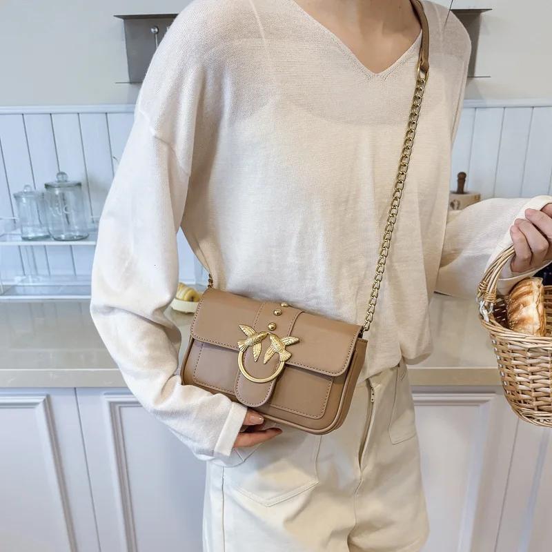 2026 Classique Flying Bird Flap Chaîne Sac à bandoulière Sac à main Swallow Design Sac de mode pour