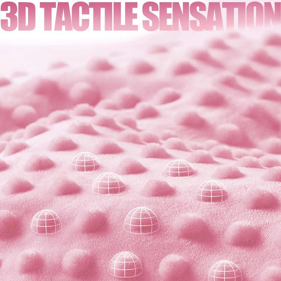 Couverture personnalisée avec nom bébé - Cadeau nouveau-né étiquettes hochets ensemble douillet