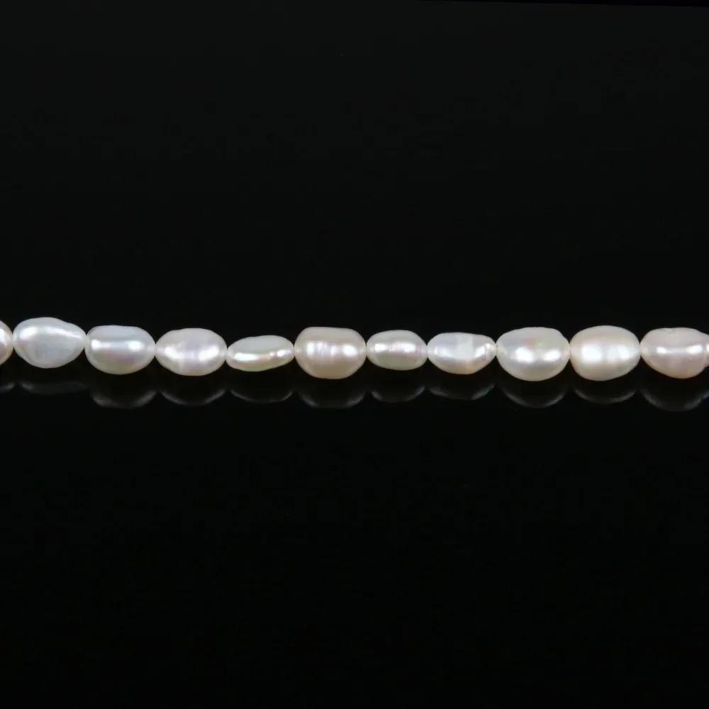 Perles d'Eau Douce Naturelles de Haute Qualité, Perforation Irrégulière, pour la Fabrication de Bijo
