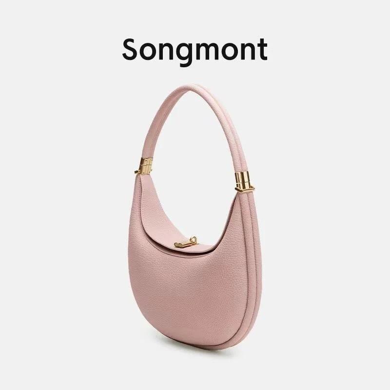 Sac à main Songmont, couleur unie, rétro, élégant à la française, style quotidien, style de trajet q
