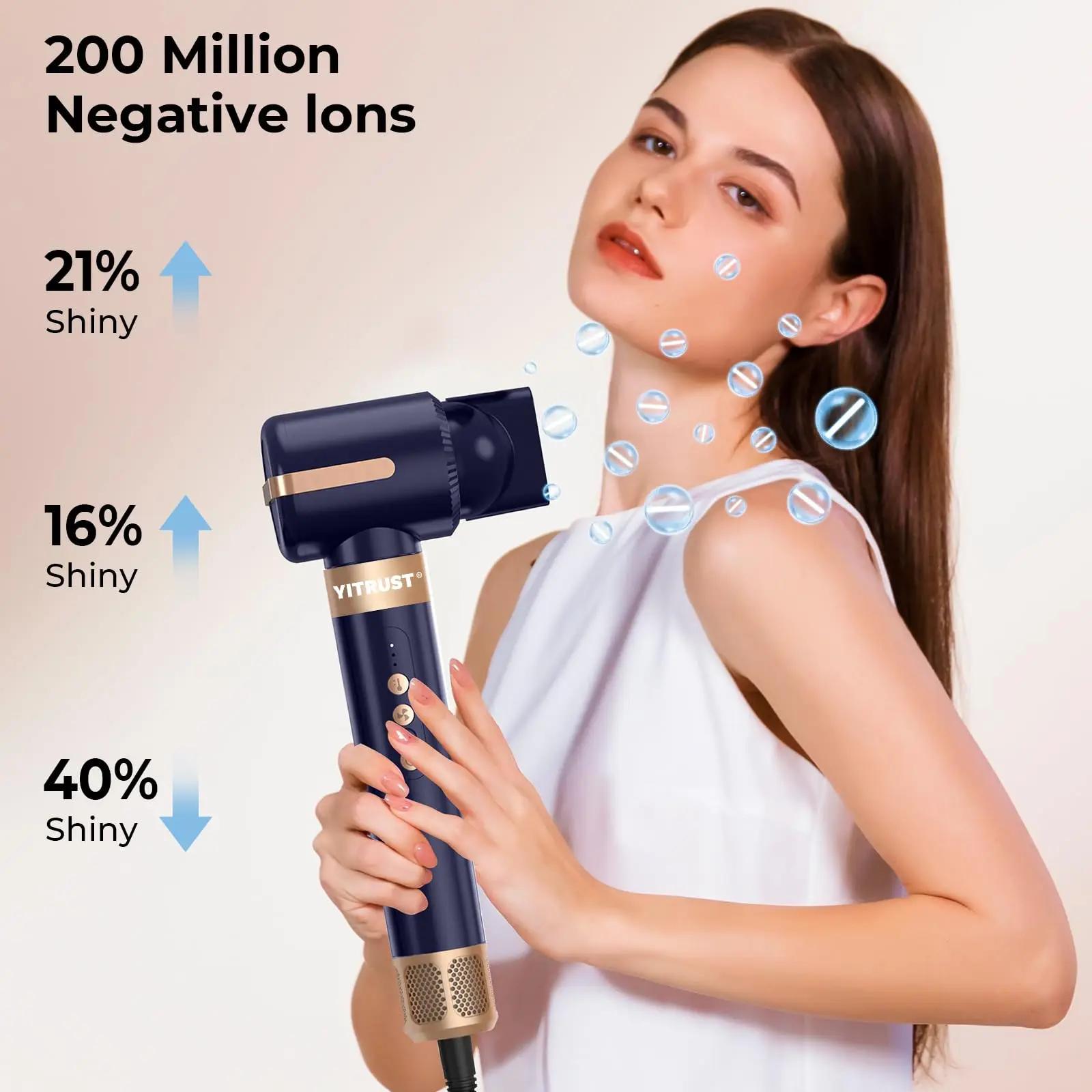 UKLISS Brosse sèche-cheveux 7 en 1, ensemble de coiffeur d'air avec fer à friser, brosse ronde, liss
