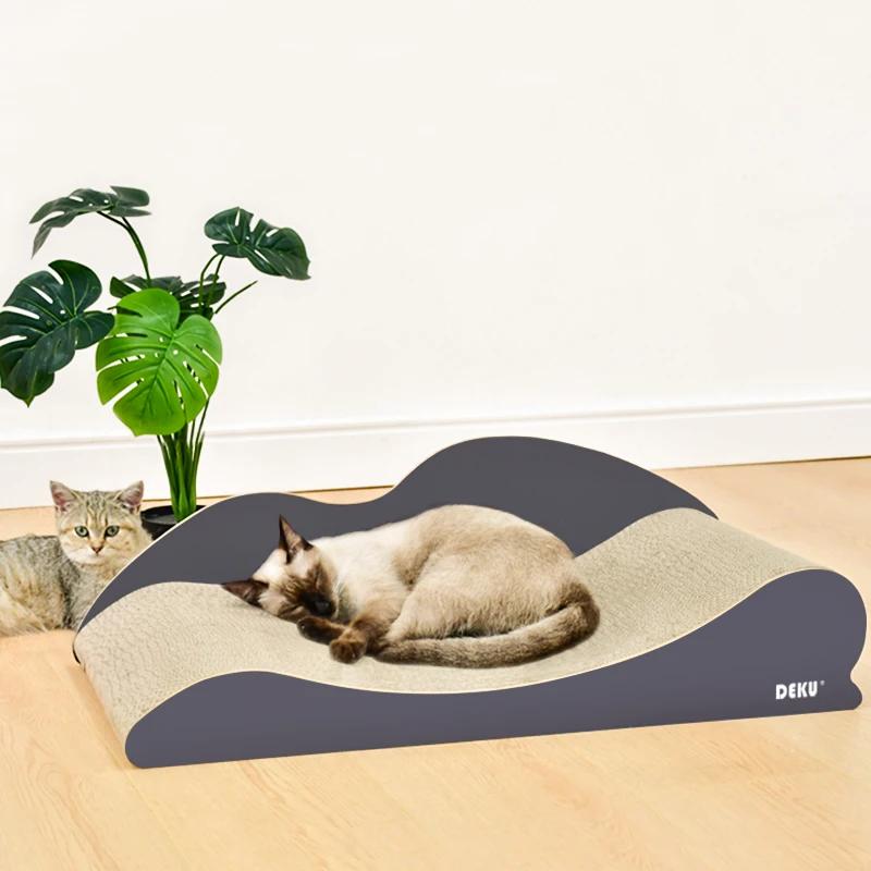 Meubles de canapé-lit pour chat de grande taille, salon à gratter en carton ultime, grattoir durable