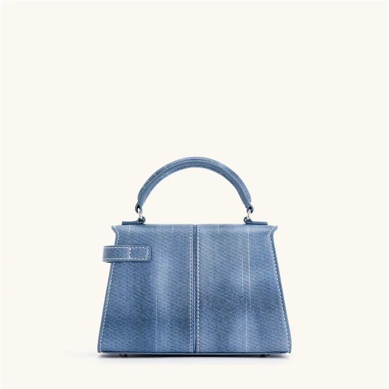 Sac à main femme JW PEI Elise – Nouveau sac fourre-tout en jean bleu tendance 2026 – Petit sac bando