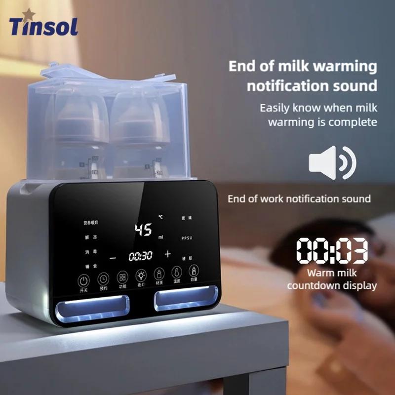 Chauffe-lait intelligent TINSOL biberon Thermos - Stérilisateur rapide multifonction produits bébé