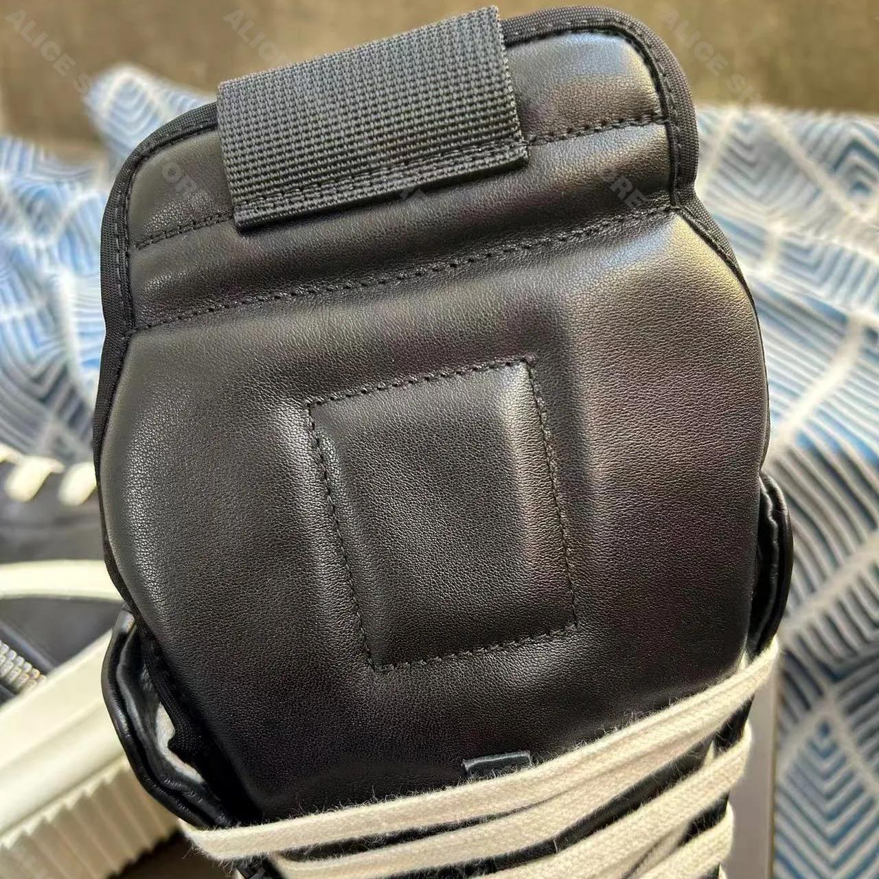 Nouveau Punk femmes bottine hommes Sneaker plate-forme de créateur à lacets et fermeture éclair chau
