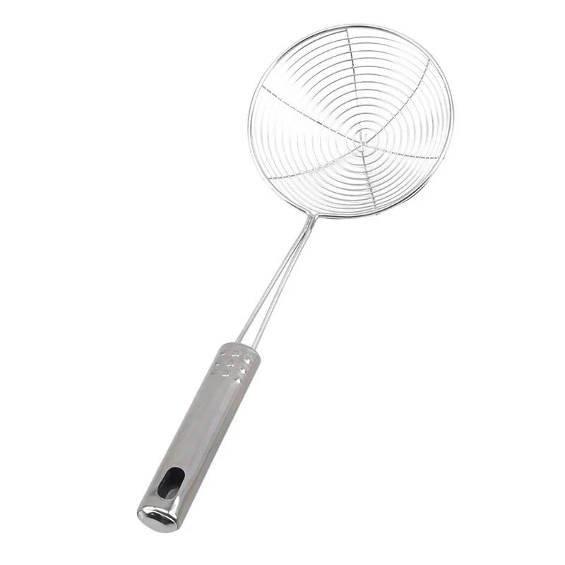 Écumoire naren acier inoxydable, filtre à maille, marmite à huile, ustensiles de cuisine, passoire f