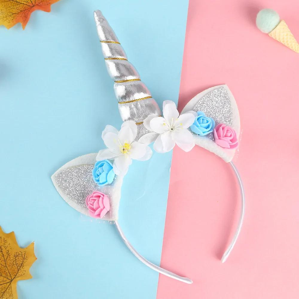 Enfants licorne bandeau Halloween fête tête boucle cadeau d'anniversaire enfants bébé cheveux access