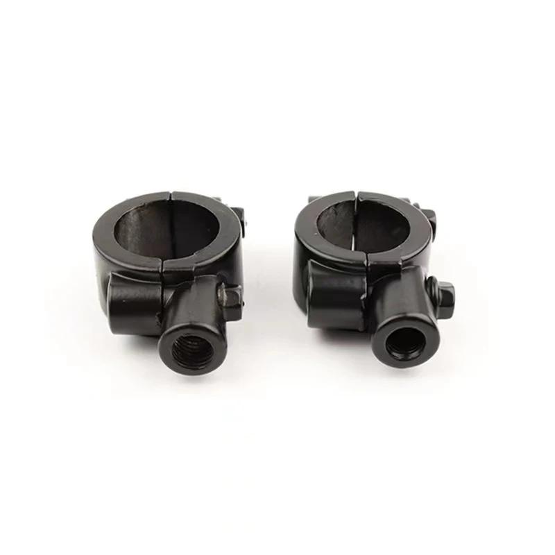 2 pièces 22mm guidon 10mm 8mm 6mm filetage moto miroir montage pince rétroviseur support adaptateur