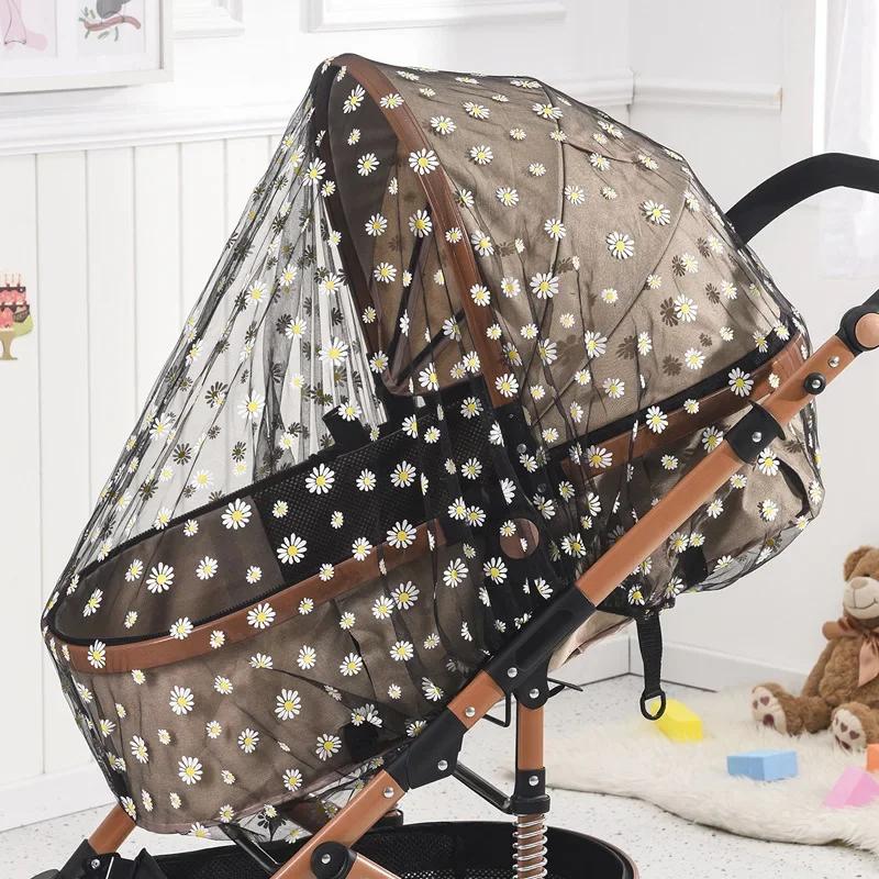 Moustiquaire pare-soleil pour chariot de bébé, filet universel pour landau, Buggys, filet anti-insec