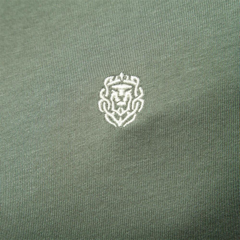 AIOPESON 100% coton broderie hommes polos couleur unie à manches courtes Polos pour hommes nouvelle