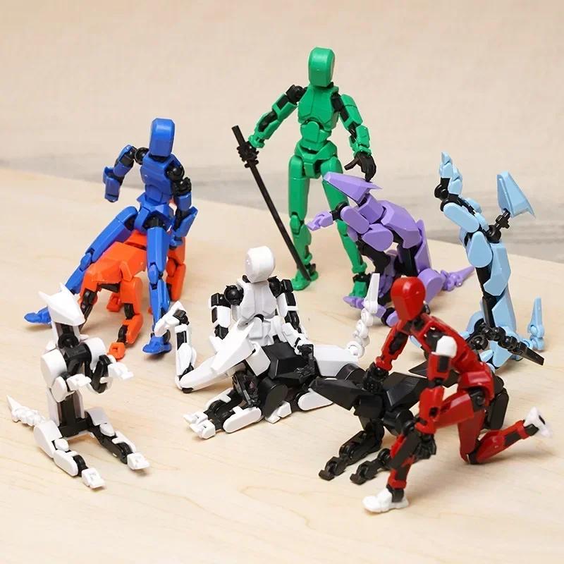 Nouveau Titan 13 figurines T13 Figure 3D imprimé multi-articulé mobile chanceux 13 figurine Nova Fig