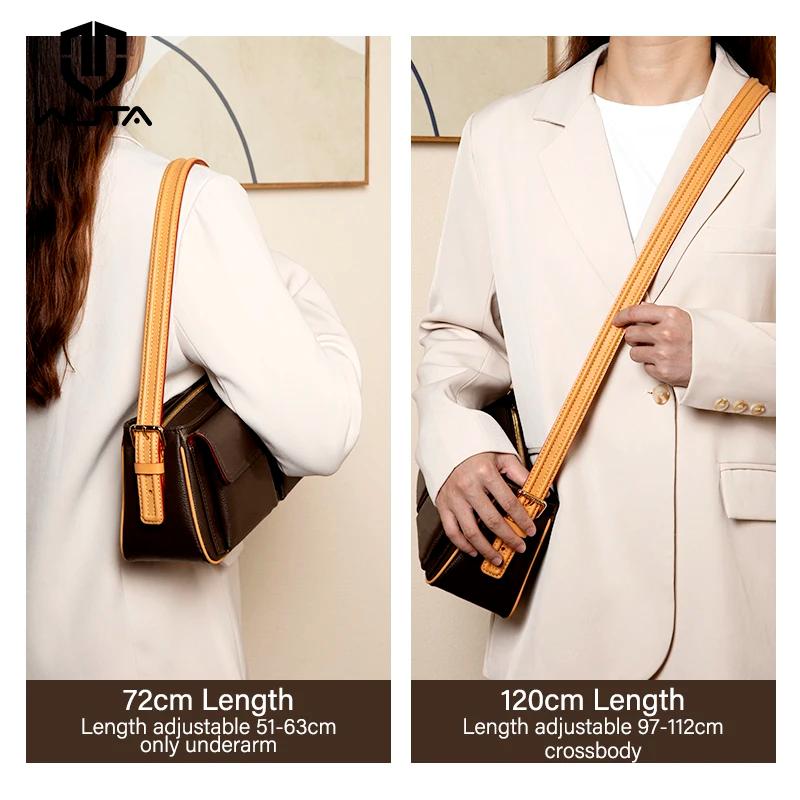 CRAZYSMITH Vachetta Sangle de sac en cuir de rechange pour LV VIVA CITE PM MM couche supérieure en c
