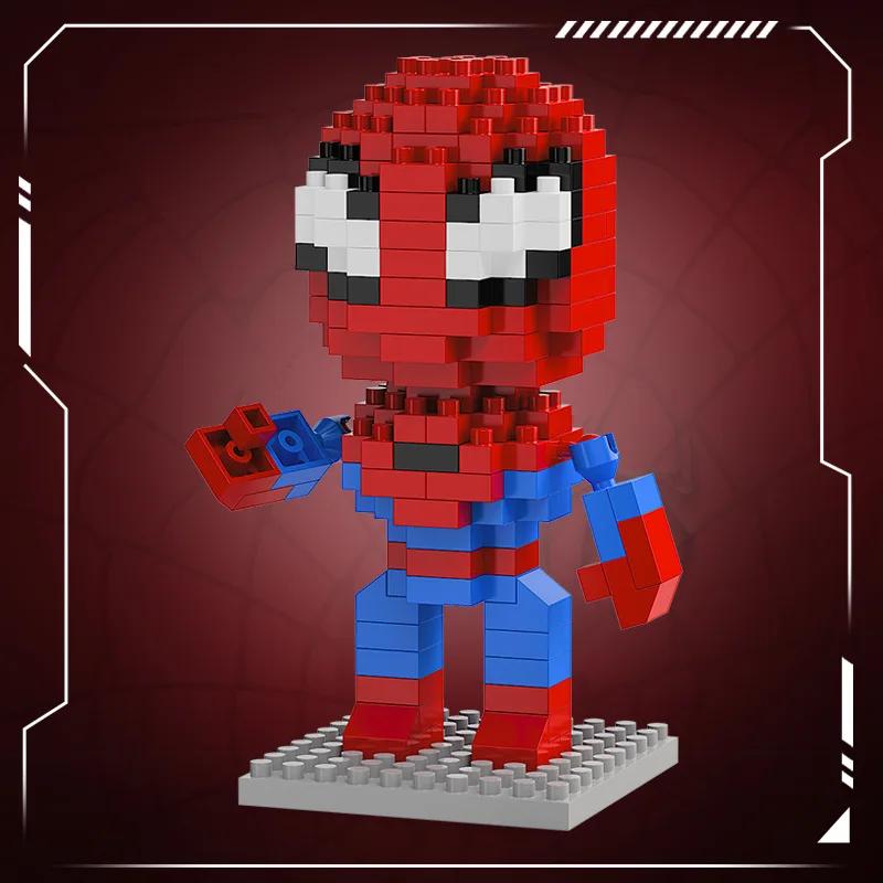 Marvel légendes blocs de construction lega Deadpool Spider Man blocs de construction Iron Man Loki p