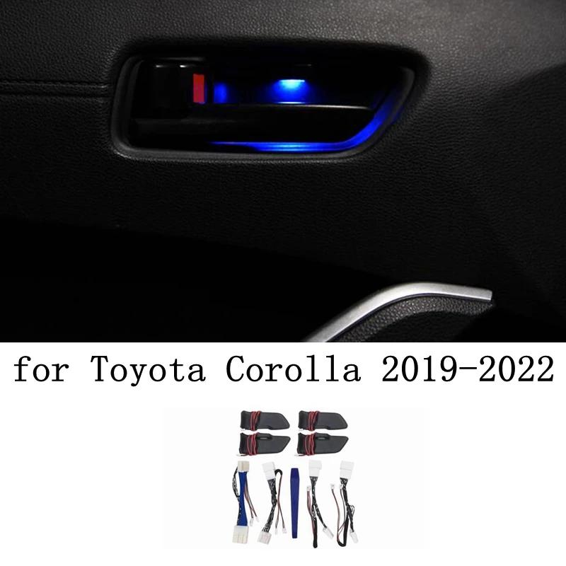 Pour Toyota Corolla 2019 2020 2021 2022 Lumière d'ambiance d'accoudoir de bol de porte, lumière d'