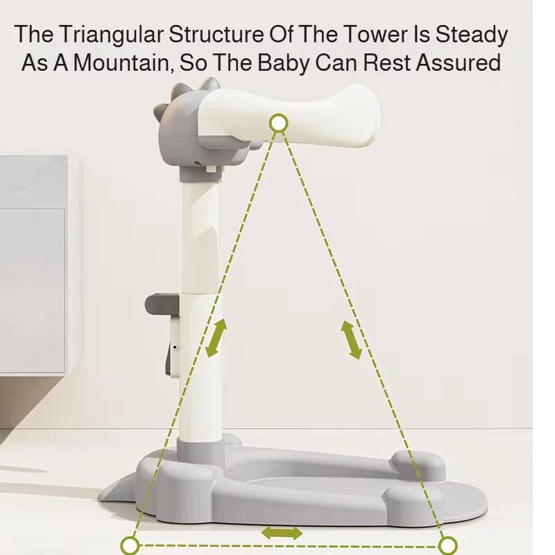 Support de douche réglable pour bébé, dispositif de bain antidérapant pour enfants, support de bain