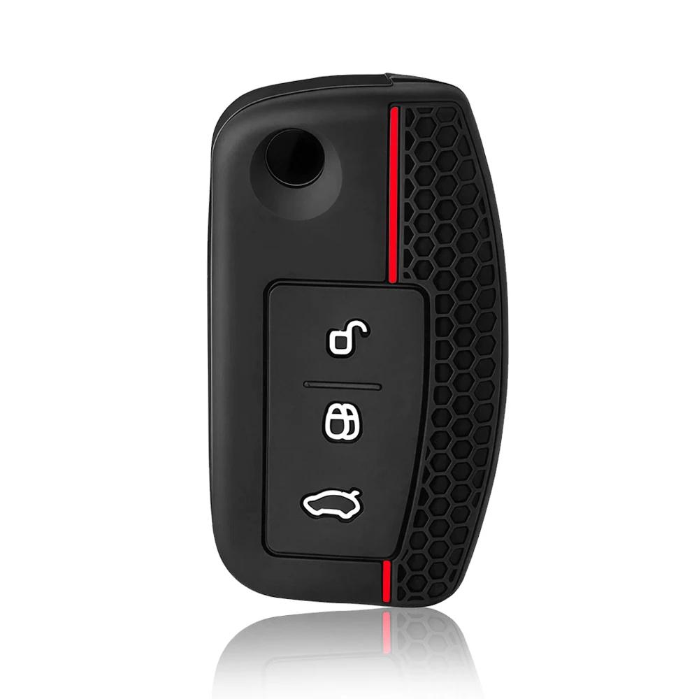 Étui en silicone pour clé de voiture, pour Ford Focus mk2 C Max S-MAX EcoSport Fusion Fiesta Mk7 Cow