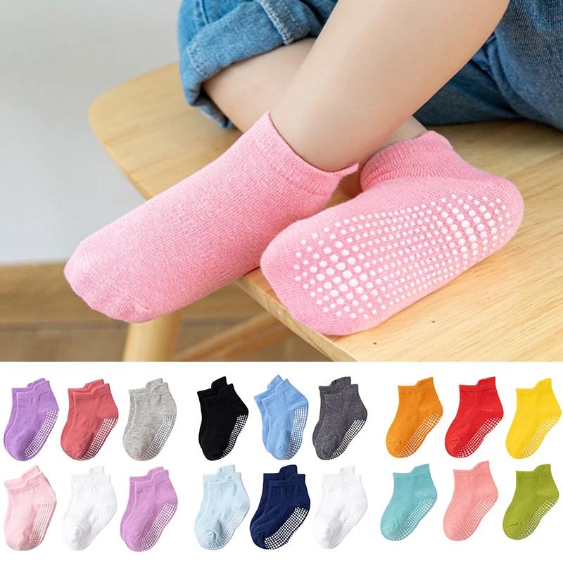 6 paires/ensemble chaussettes pour enfants pour garçons filles Sport décontracté enfants plancher ba