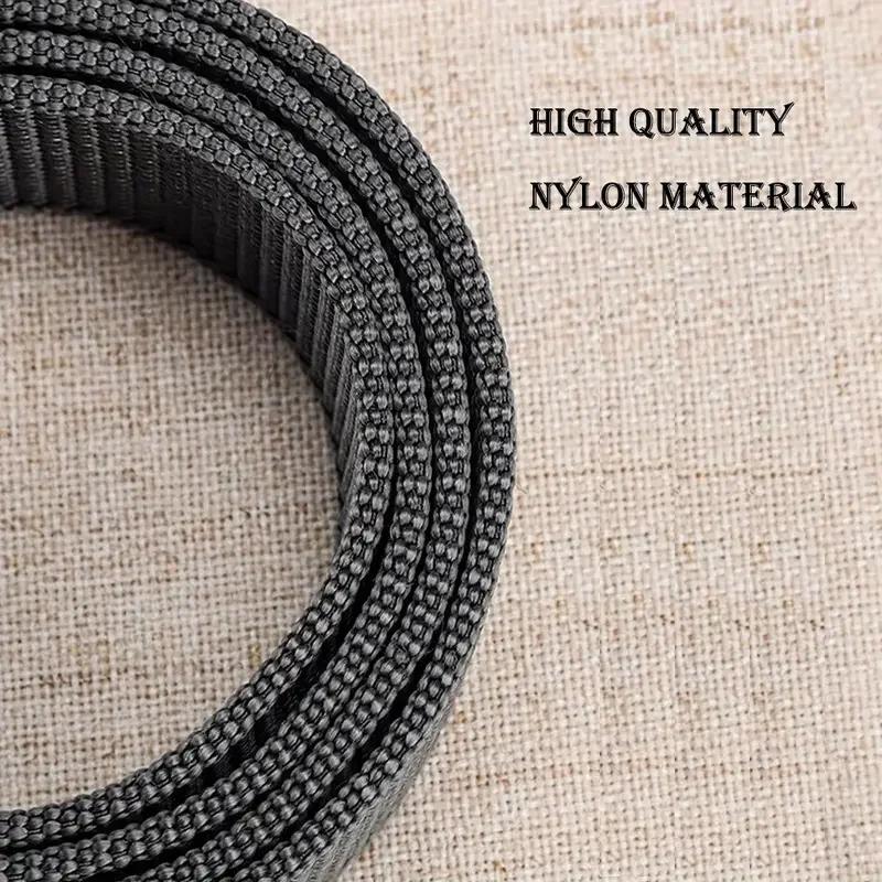 Ceinture en toile de Nylon Durable pour hommes, 1 pièce, ceinture de travail tactique robuste avec b