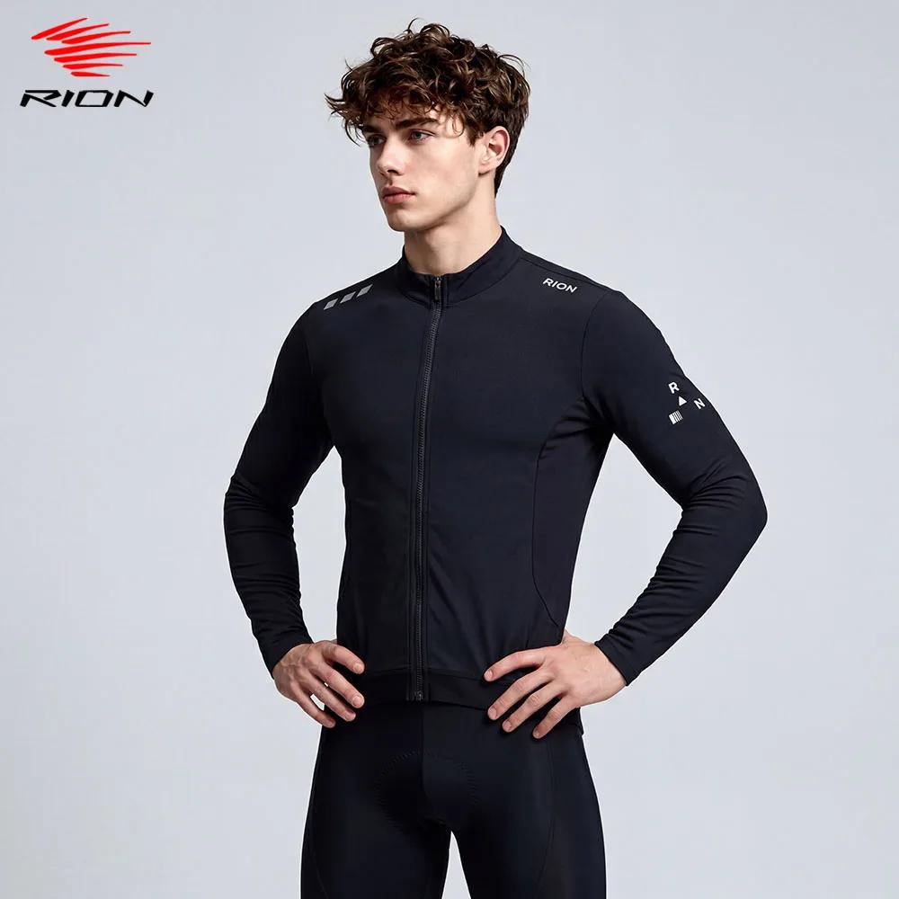 T-shirt à manches longues pour homme RION, chemises de sport, coupe ajustée, sweat-shirt, randonnée,
