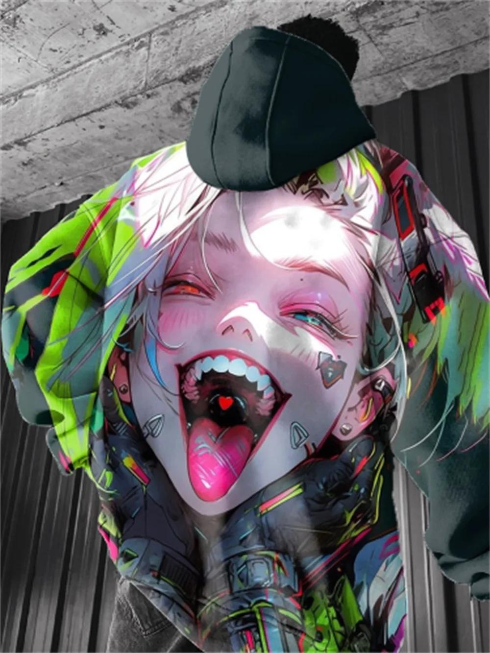 Sweats à capuche animaux de dessin animé pour hommes et femmes, impression 3D, survêtement hip hop p