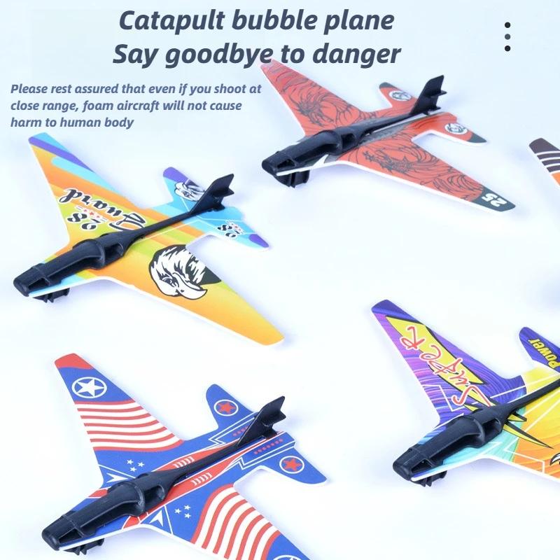 Jouets pour enfants lanceur d'avion avion en mousse amusant pour enfants jouet d'interaction Parent-
