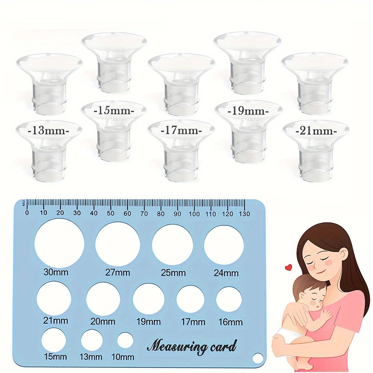 Kit de dimensionnement de bride avec 10 inserts de bride 13/15/17/19/21mm, outil de mesure de mamelo