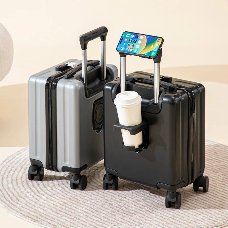 Valises De Voyage aériennes sur roulettes avec porte-gobelet, valise à main pour boîte De Voyage en