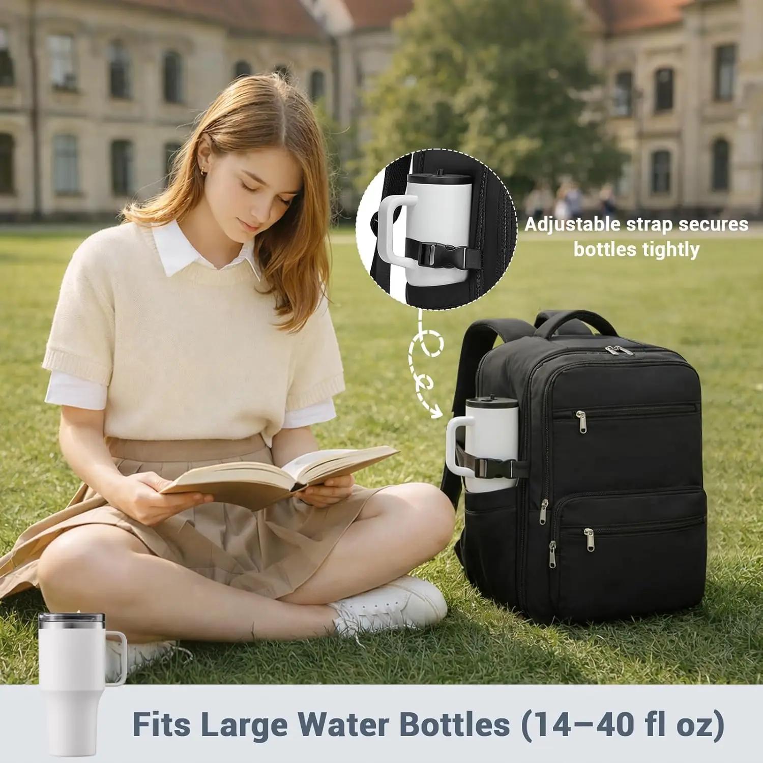 Sac à dos KONO pour bagages à main 40x30x20, 40L, imperméable avec compartiment pour ordinateur port