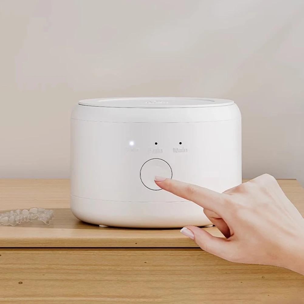 Machine de nettoyage électrique à ultrasons, Rechargeable par USB, pour prothèses dentaires, disposi