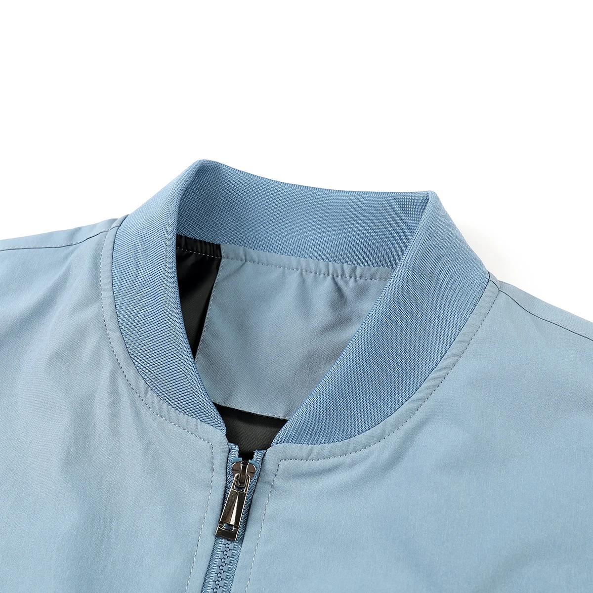 Veste bombardier pour hommes, mode printemps-automne, affaires, Streetwear décontracté, coupe-vent S